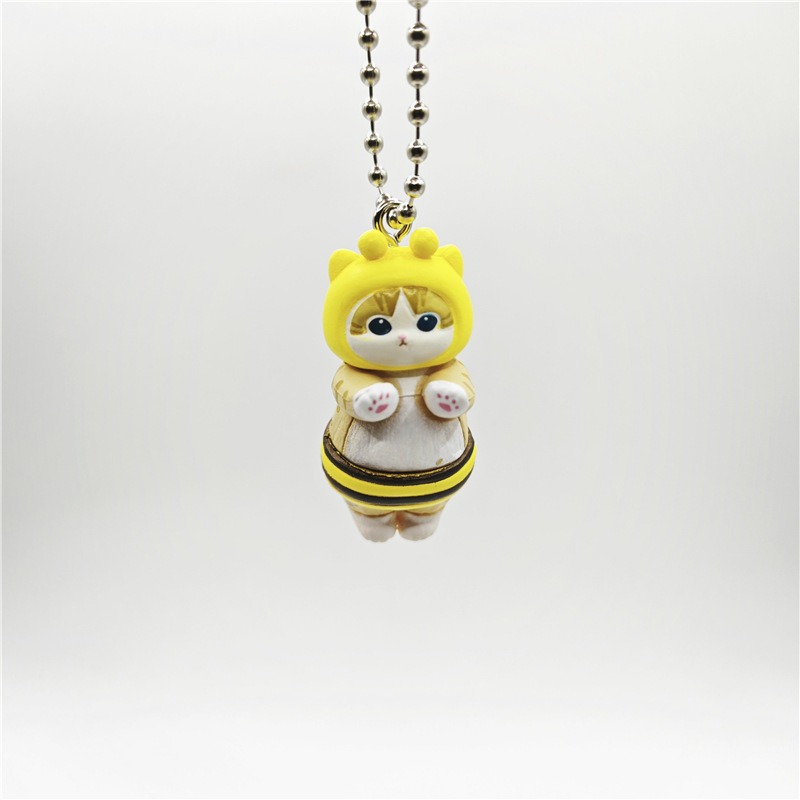 Mofusand Bee Cats Keychain Blind Box Set - Choose Series A/B | 5pcs Mini Charm Collection (3-4cm PVC) Bag & Phone Decor Mofusand Bee Cats Keychain Blind Box Set - Choose Series A/B | 5pcs Mini Charm Collection (3-4cm PVC) Bag & Phone Decor