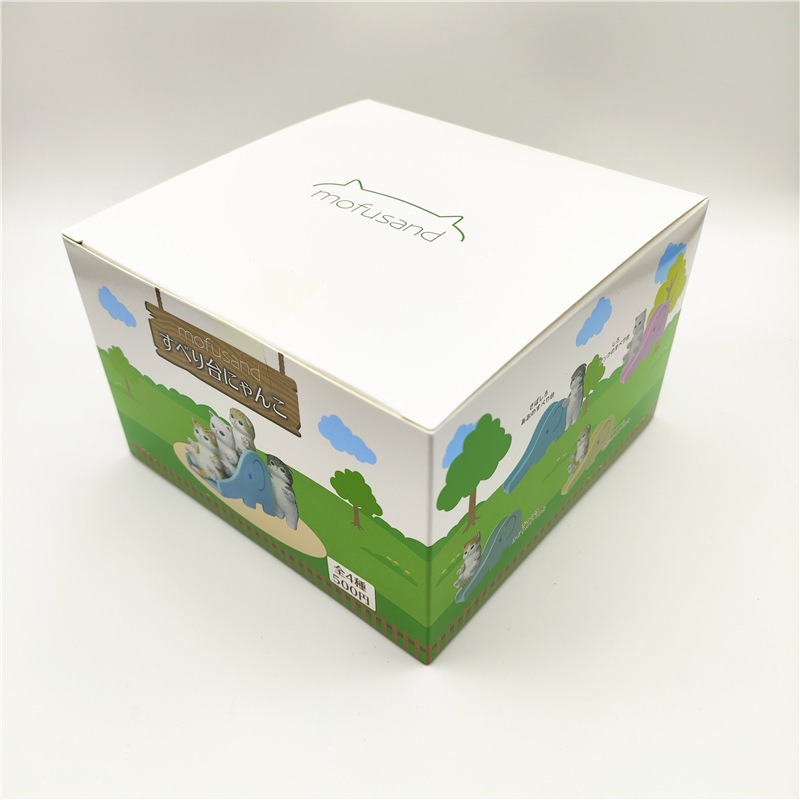 Mofusand Cats on Slides Blind Box Set - 4pc Playful Cat Figures (PVC) Park Theme Collectibles Mofusand Cats on Slides Blind Box Set - 4pc Playful Cat Figures (PVC) Park Theme Collectibles