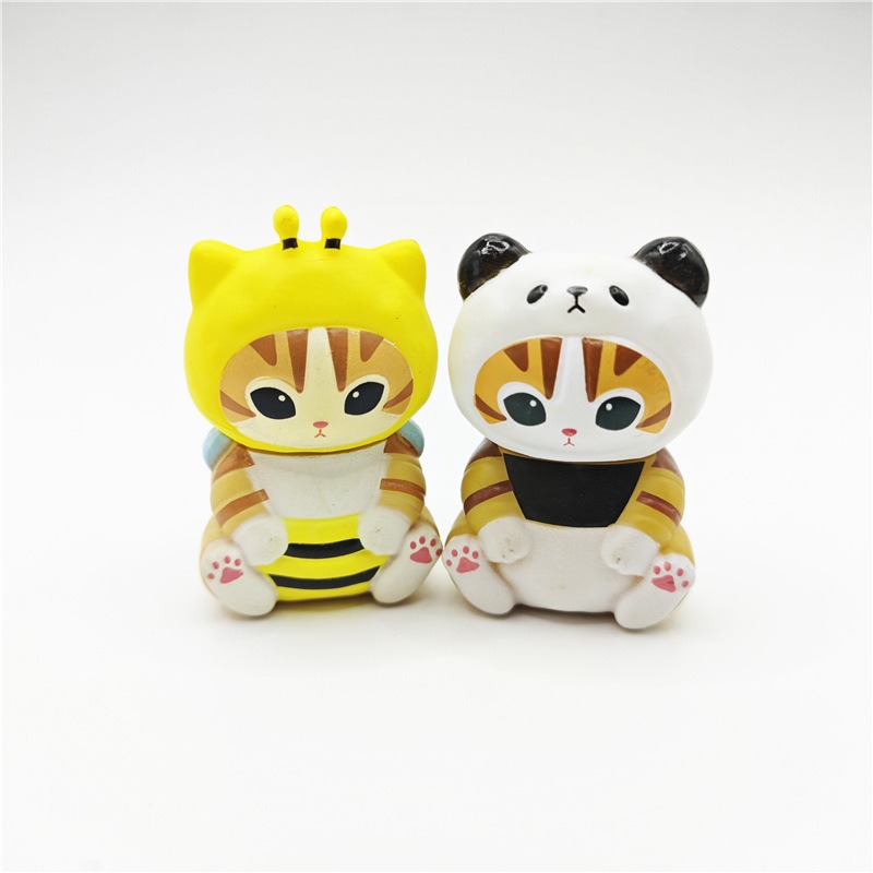 Mofusand Mini Animal Dress-Up Blind Box - 5pc Sitting Cat Figures (4.5-5.5cm PVC) Kawaii Collectible Set Mofusand Mini Animal Dress-Up Blind Box - 5pc Sitting Cat Figures (4.5-5.5cm PVC) Kawaii Collectible Set