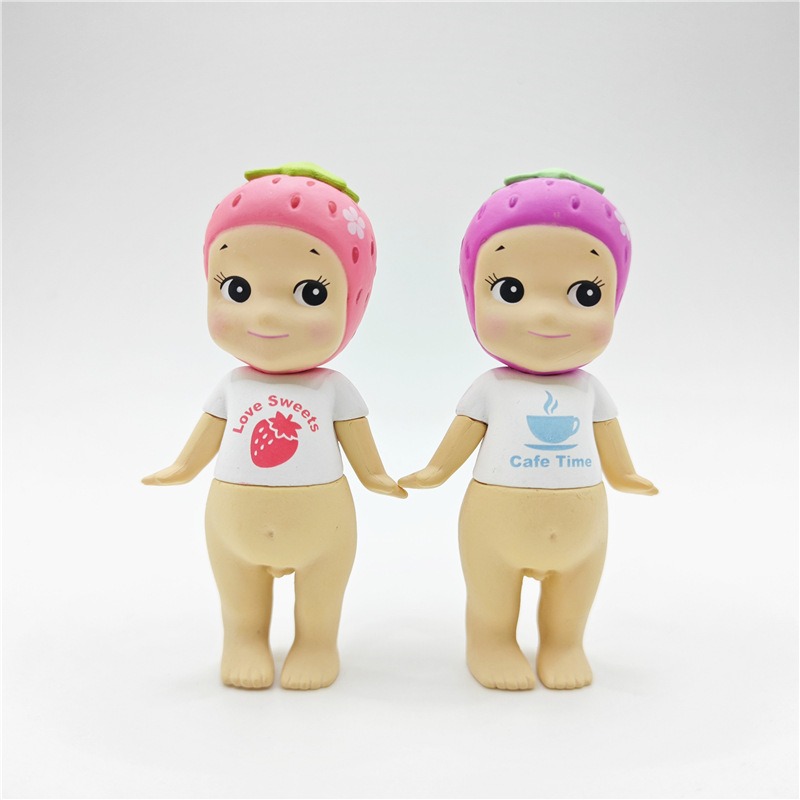 Sonny Angel Strawberry Series Complete Set - 6 Kawaii Angel Figures (7.5cm PVC) Blind Box Car Decor & Cake Topper Collectibles Sonny Angel Strawberry Series Complete Set - 6 Kawaii Angel Figures (7.5cm PVC) Blind Box Car Decor & Cake Topper Collectibles
