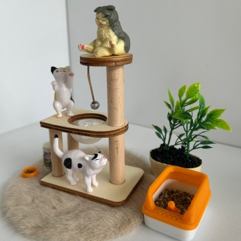 Miniature Cat Climber Set Miniature Cat Climber Set