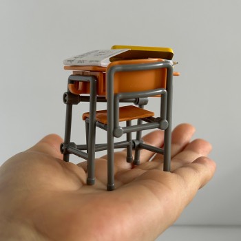 Miniature Schooldesk Set