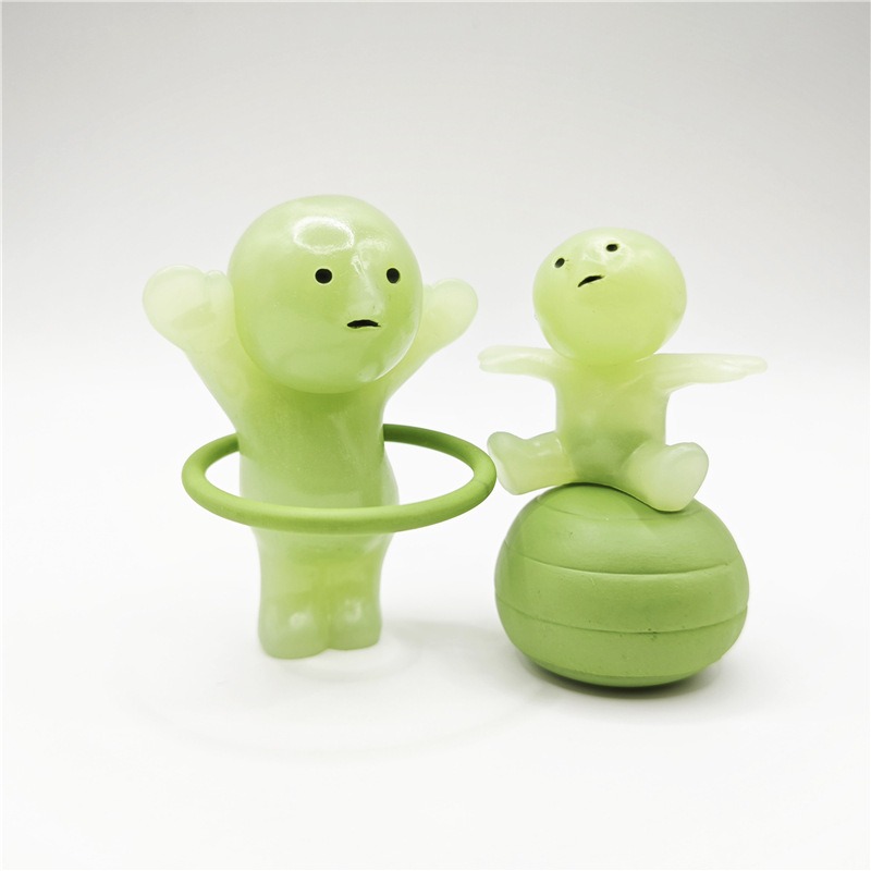 Miniature Smiski fitness exercise 6 pcs Miniature Smiski fitness exercise 6 pcs